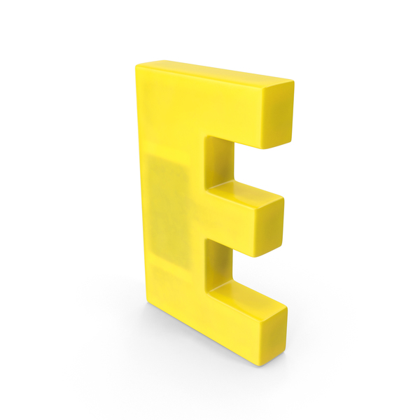 Letter E Fridge Magnet PNG & PSD Images