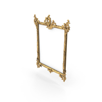 Baroque Carved Picture Frame PNG & PSD Images