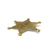 Western Sheriff Badge PNG & PSD Images