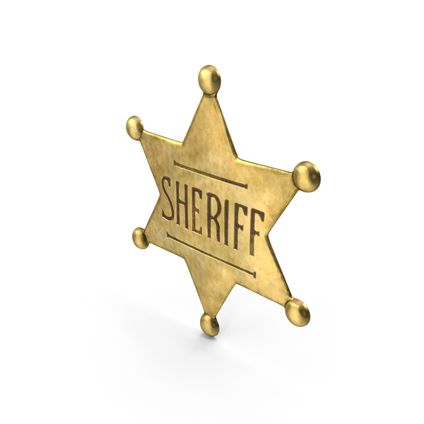 Western Sheriff Badge PNG & PSD Images
