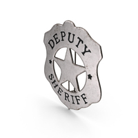 Western Deputy Sheriff Badge PNG & PSD Images