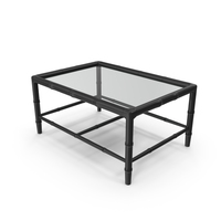 Bamboo Chippendale Coffee Table PNG & PSD Images