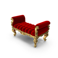 Fabulous and Baroque Absolom Roche Bench PNG & PSD Images