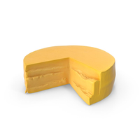 Cheddar Cheese Wheel PNG & PSD Images