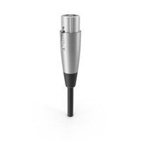 XLR Female Mic Connector PNG & PSD Images