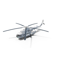 Mi-8 Hip United Nations Medium Transport Helicopter PNG & PSD Images