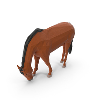 Low Poly Horse PNG & PSD Images