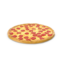 整个意大利辣香肠披萨PNG和PSD图像