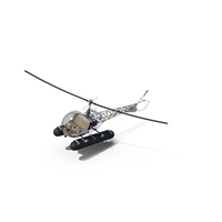 Bell 47 On Floats PNG & PSD Images