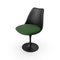 Tulip Chair Black PNG & PSD Images