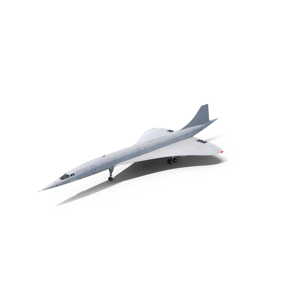 Concorde Supersonic Passenger Jet Airliner PNG & PSD Images