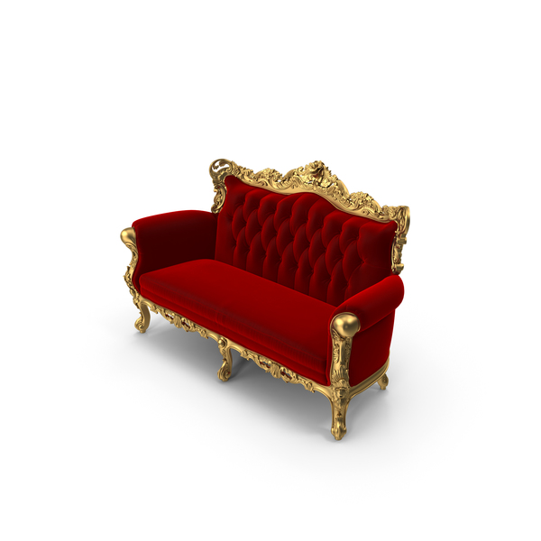 Belle de Fleur French Love Seat PNG & PSD Images