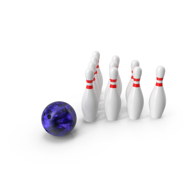 Bowling Ball and Pins PNG & PSD Images