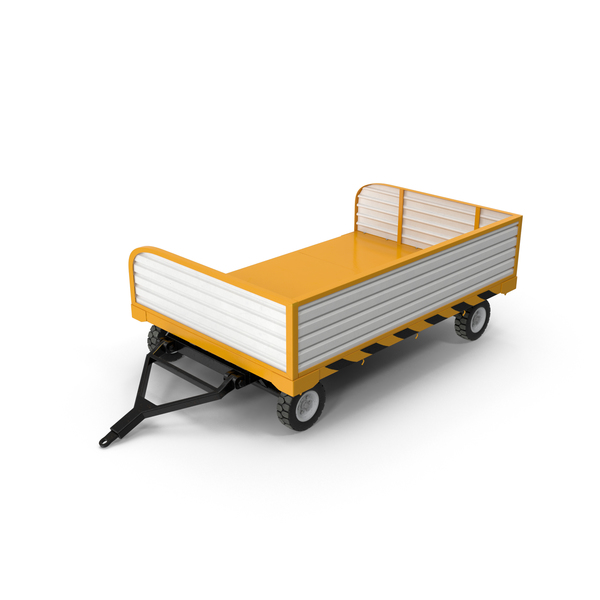 Aircraft Tow Tractor Trailer PNG & PSD Images