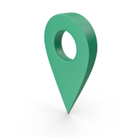 Green Map Pointer PNG & PSD Images