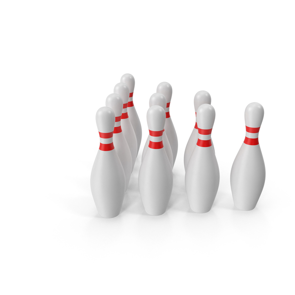 Ten Bowling Pins PNG & PSD Images