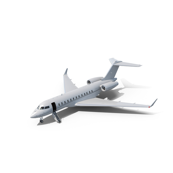 Business Jet Global 6000 PNG & PSD Images