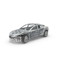Tesla Model S Frame and Chassis PNG & PSD Images