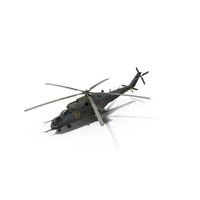 俄罗斯Mi-35m Hind PNG和PSD图像