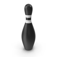 Black Bowling Pin PNG & PSD Images