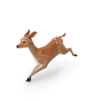 Low Poly Fawn PNG & PSD Images