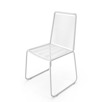 White Wire Chair PNG & PSD Images