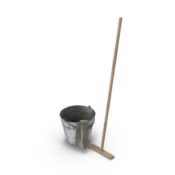 Mop and Bucket PNG & PSD Images