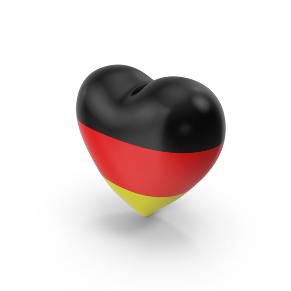 Germany Flag Heart PNG & PSD Images