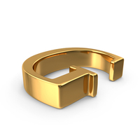 Gold Capital Letter G PNG & PSD Images