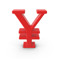Red Yuan Symbol PNG & PSD Images