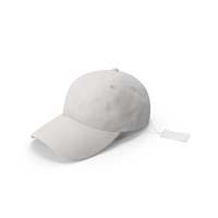 带标签PNG和PSD图像的棒球帽模型