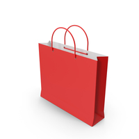 Red Shopping Bag PNG & PSD Images