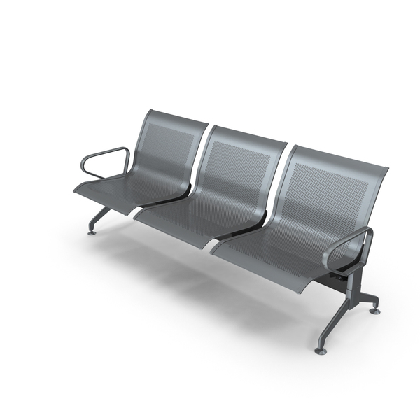 Row of Airport Chairs PNG & PSD Images