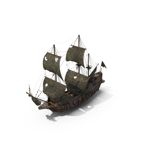 Damaged Pirate Ship PNG & PSD Images