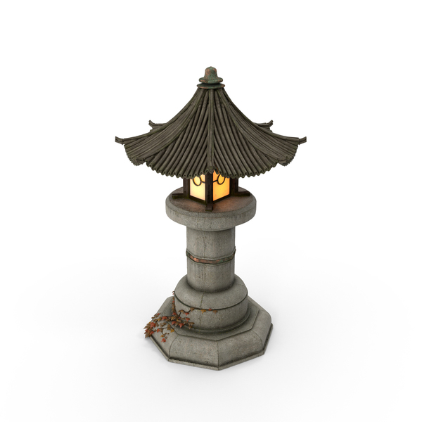 Asian Garden Lamp PNG & PSD Images