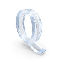 Ice Capital Letter Q PNG & PSD Images