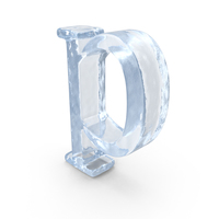 Ice Small Letter p PNG & PSD Images