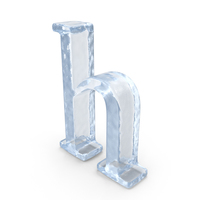 Ice Small Letter h PNG & PSD Images