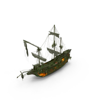 Ghost Pirate Ship PNG & PSD Images