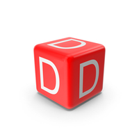 Red D Block PNG & PSD Images
