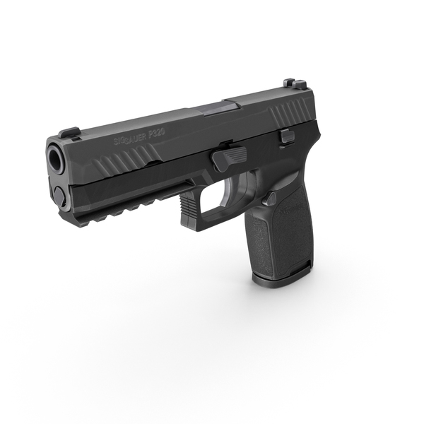 Sig Sauer P320全尺寸PNG和PSD图像