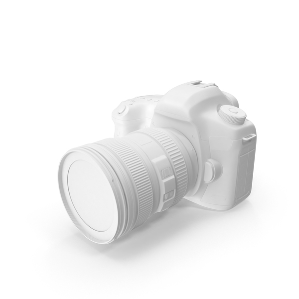 单色通用SLR数码相机PNG和PSD图像