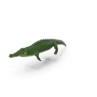 Low Poly Alligator PNG & PSD Images