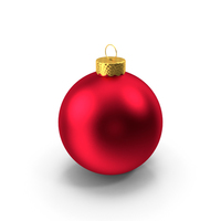 Red Ball Ornament PNG & PSD Images