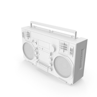 Monochrome Boombox PNG & PSD Images
