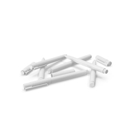Monochrome Artist Pens PNG & PSD Images