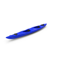 Blue Kayak PNG & PSD Images