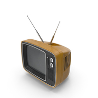复古电视PNG和PSD图像