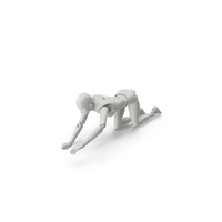 Posed Figure Crawling PNG & PSD Images