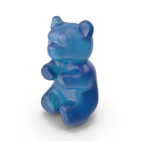 Gummy Bear Blue PNG & PSD Images